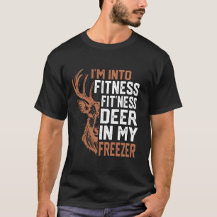 Camiseta Estou na Malhação Deer Freezer Funny Hunter Pai Hu