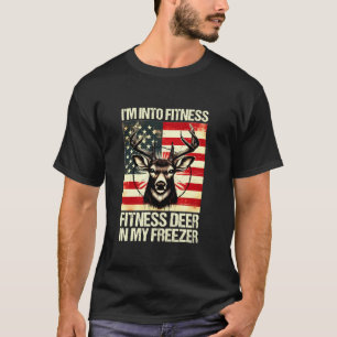 Camiseta Estou Na Malhação Ness Deer Amarican Flag Deer