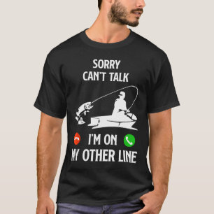 Camiseta Estou Na Outra Linha Pai Humor Ditado Engraçado Pe