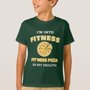 Camiseta Estou na Pizza de Ajustado na minha Boca
