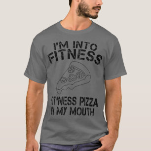 Camiseta Estou na Pizza de Malhação na boca