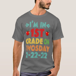 Camiseta Estou no 1º ano na terça-feira 22 de fevereiro