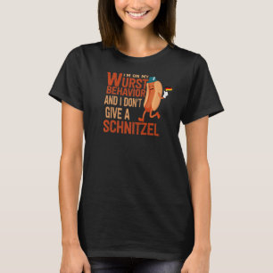 Camiseta Estou no meu comportamento de Wurst e não dou a mí
