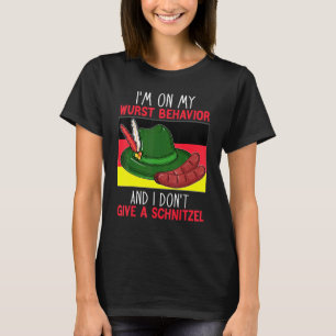 Camiseta Estou no meu comportamento de Wurst Não dou a Schn