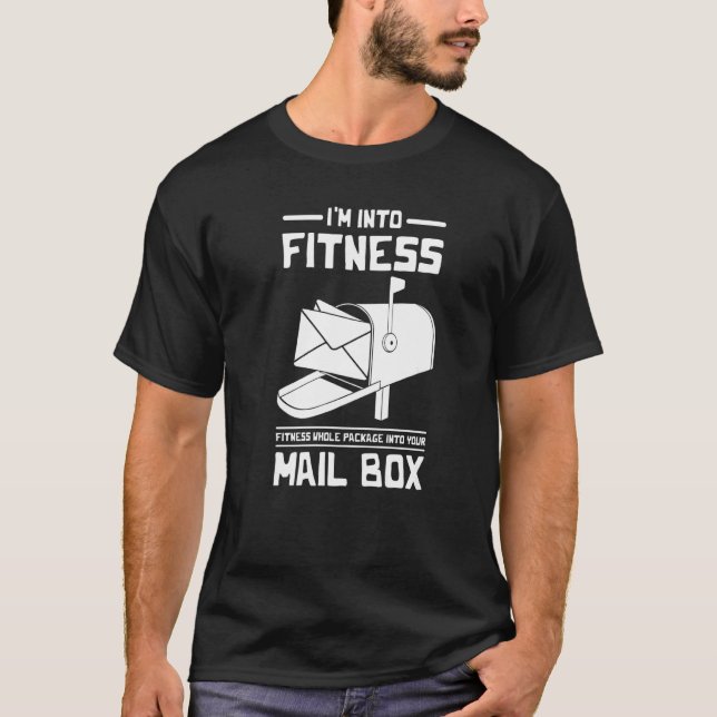 Camiseta Estou no Pacote de Malhações Po do Serviço Postal (Frente)