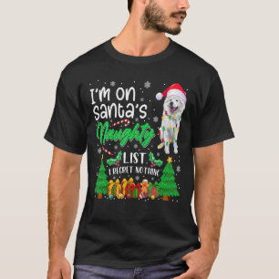 Camiseta Estou no Papai noel, Cão esquimó americano maroto 