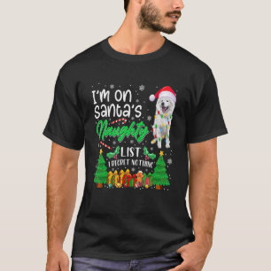 Camiseta Estou no Papai noel, Cão esquimó americano maroto 