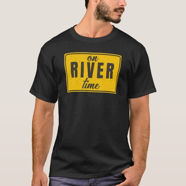 Camiseta Estou no Rio Time Summer Tubing Family Float Trip (Frente)