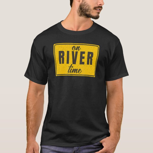 Camiseta Estou no Rio Time Summer Tubing Family Float Trip (Frente)