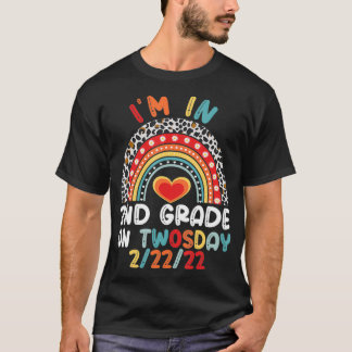 Camiseta Estou no segundo 2º ano no dia 22 de fevereiro de
