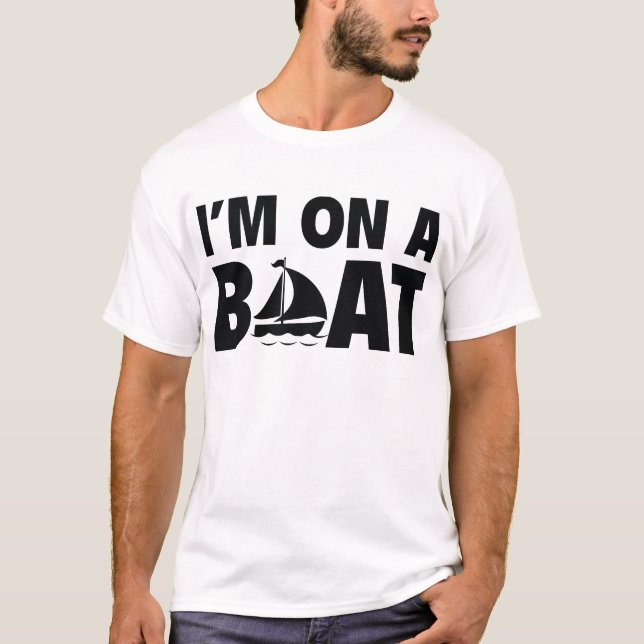 Camiseta Estou num barco (Frente)