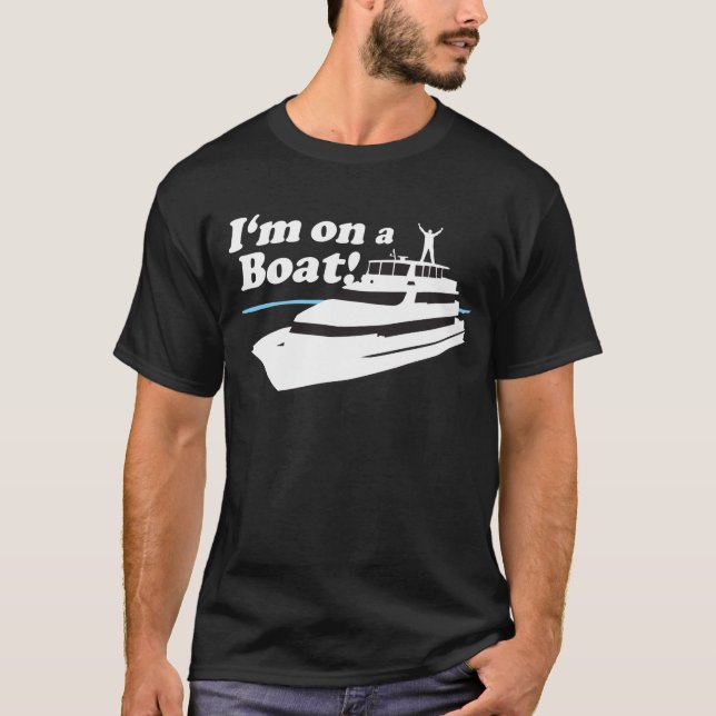 Camiseta Estou num barco (Frente)