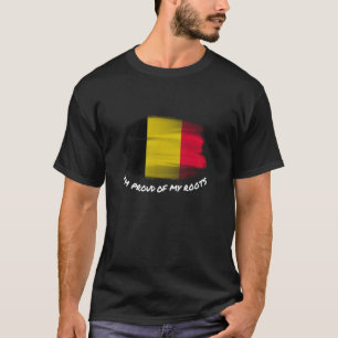 Camiseta Estou Orgulhoso das Minhas Raízes - Bandeira Vinta