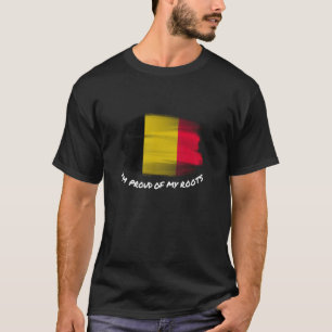 Camiseta Estou orgulhoso das minhas raízes - Vintage Belgiu