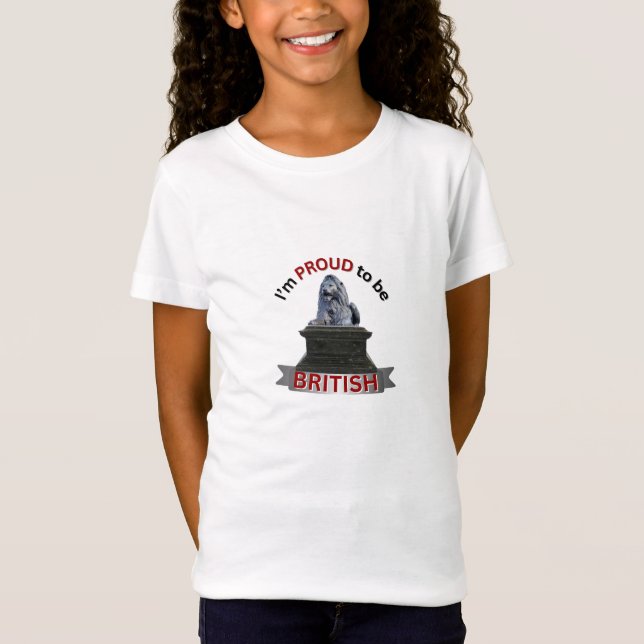Camiseta Estou Orgulhoso de ser britânico (Frente)