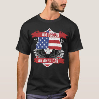 CAMISETA ESTOU ORGULHOSO DE SER UM AMERICANO