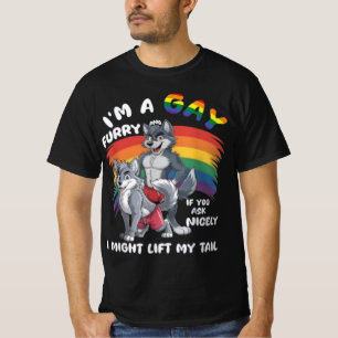 Camiseta Estou Orgulhoso Furry Gay