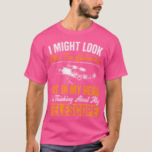 Camiseta Estou Pensando No Meu Astronomer Do Telescópio