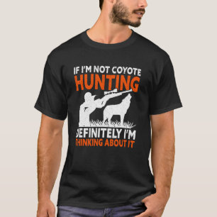 Camiseta Estou Pensando Sobre Isso  Yote Caça Engraçada de 