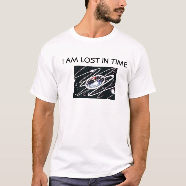 Camiseta Estou Perdido No Tempo (Frente)