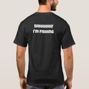 Camiseta Estou pescando com Bubba, Shhhhh! Estou pescando