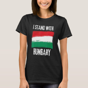 Camiseta Estou Presente Na Bandeira Húngara