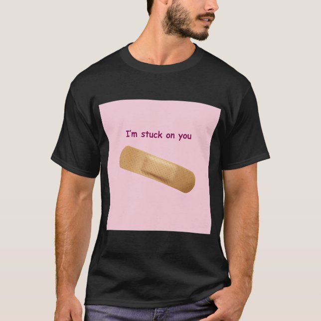 Camiseta Estou preso a você VALENTINE (Frente)