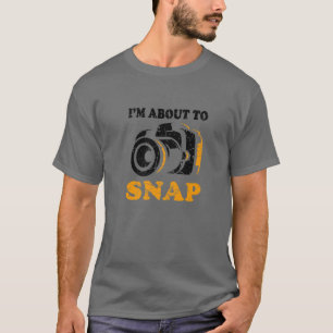 Camiseta Estou prestes a fazer uma fotografia fotográfica