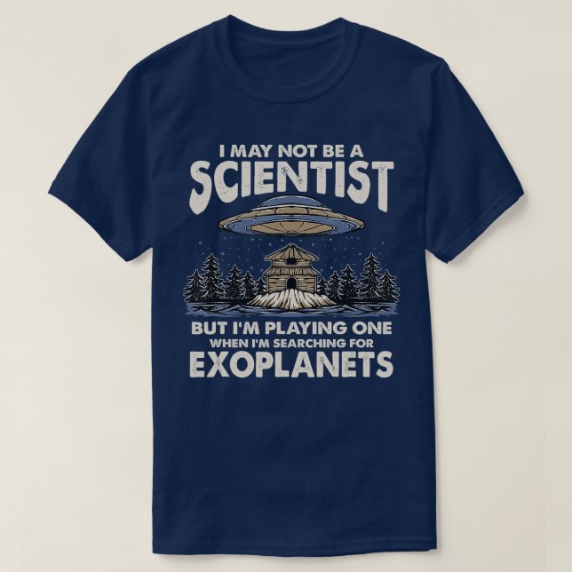 Camiseta Estou Procurando Exoplanetas Planeta Exoplanetas A (Frente do Design)
