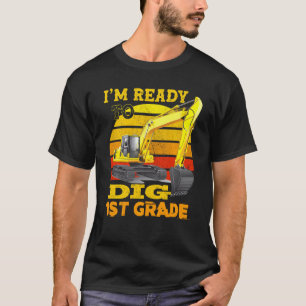 Camiseta Estou Pronta Para Desenhar A Construção De 1 rua P