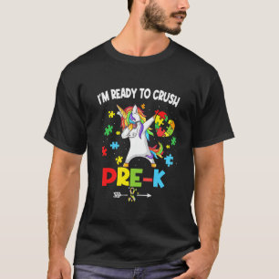 Camiseta Estou Pronta Para Esmagar A Consciência Do Autismo