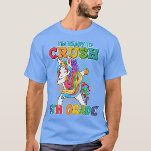 Camiseta Estou Pronta Para Esmagar As Raparigas Arco-Íris K