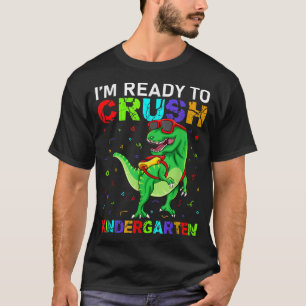 Camiseta Estou Pronta Para Esmagar O Jardim De Infância Par