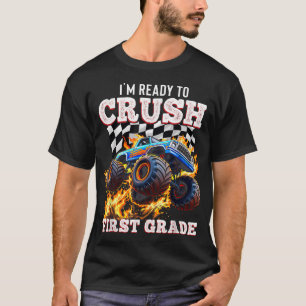 Camiseta Estou Pronta Para Esmagar Um Caminhão De Monstro D