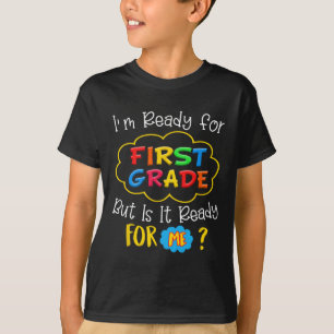 CAMISETA ESTOU PRONTO PARA A GRADE DE 1RUA, MAS ESTÁ PRONTO
