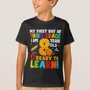 Camiseta Estou pronto para aprender meu disco para a tercei