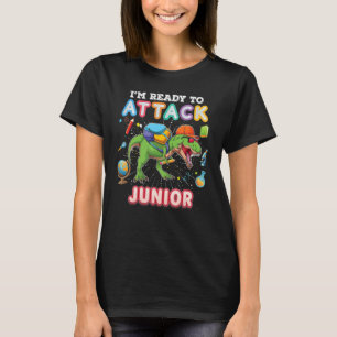 Camiseta Estou Pronto Para Atacar O Junior De Volta Ao Dino