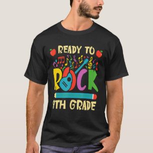 Camiseta Estou pronto para balançar guitarra do 8º ano de v