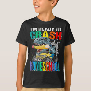 Camiseta Estou pronto para bater o monstro da escola