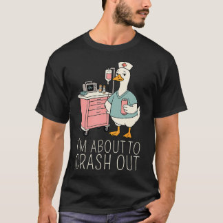 Camiseta ESTOU Pronto Para Desmaiar De Gozação Fun Silly Go