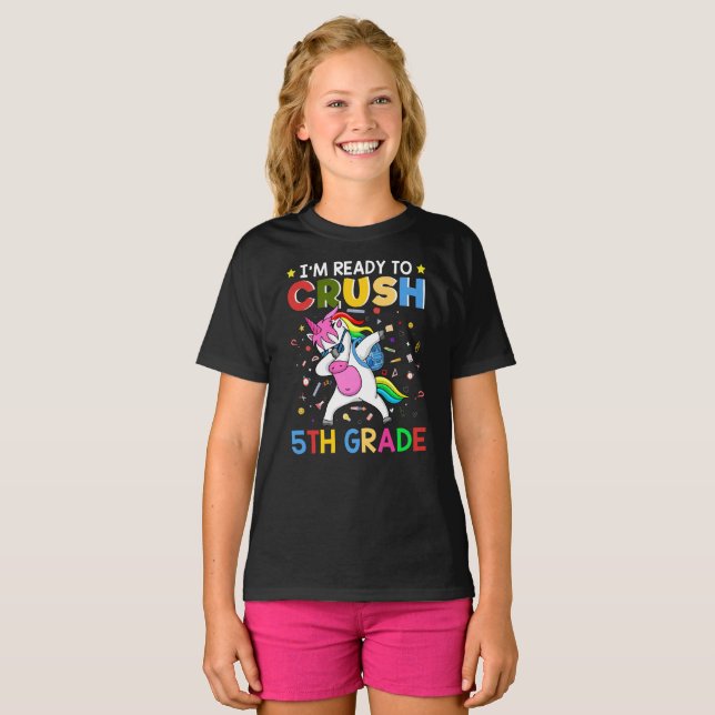 Camiseta Estou Pronto Para Detonar a 5ª Série (Frente Completa)