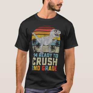 Camiseta Estou Pronto Para Detonar o Dinossauro da 2ª Série