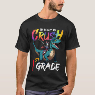 Camiseta Estou Pronto para Detonar o Retorno às Aulas do 1º