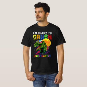 Camiseta Estou Pronto Para Dominar o Jardim de Infância
