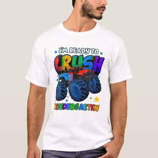 Camiseta Estou Pronto Para Dominar o Jardim de Infância