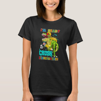 Camiseta Estou Pronto Para Dominar o Jardim de Infância de