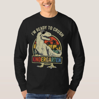 Camiseta Estou Pronto Para Dominar o Jardim de Infância de 
