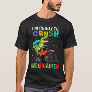 Camiseta Estou Pronto Para Dominar o Jardim de Infância Din