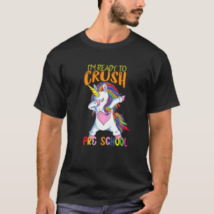 Camiseta Estou Pronto Para Dominar O Jardim De Infância Uni
