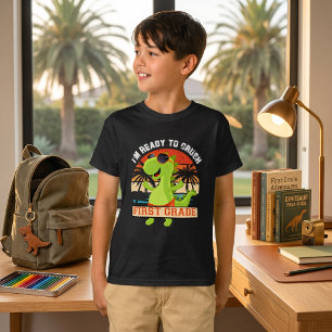 Camiseta Estou pronto para esmagar 1rua Dinossauro T Rex